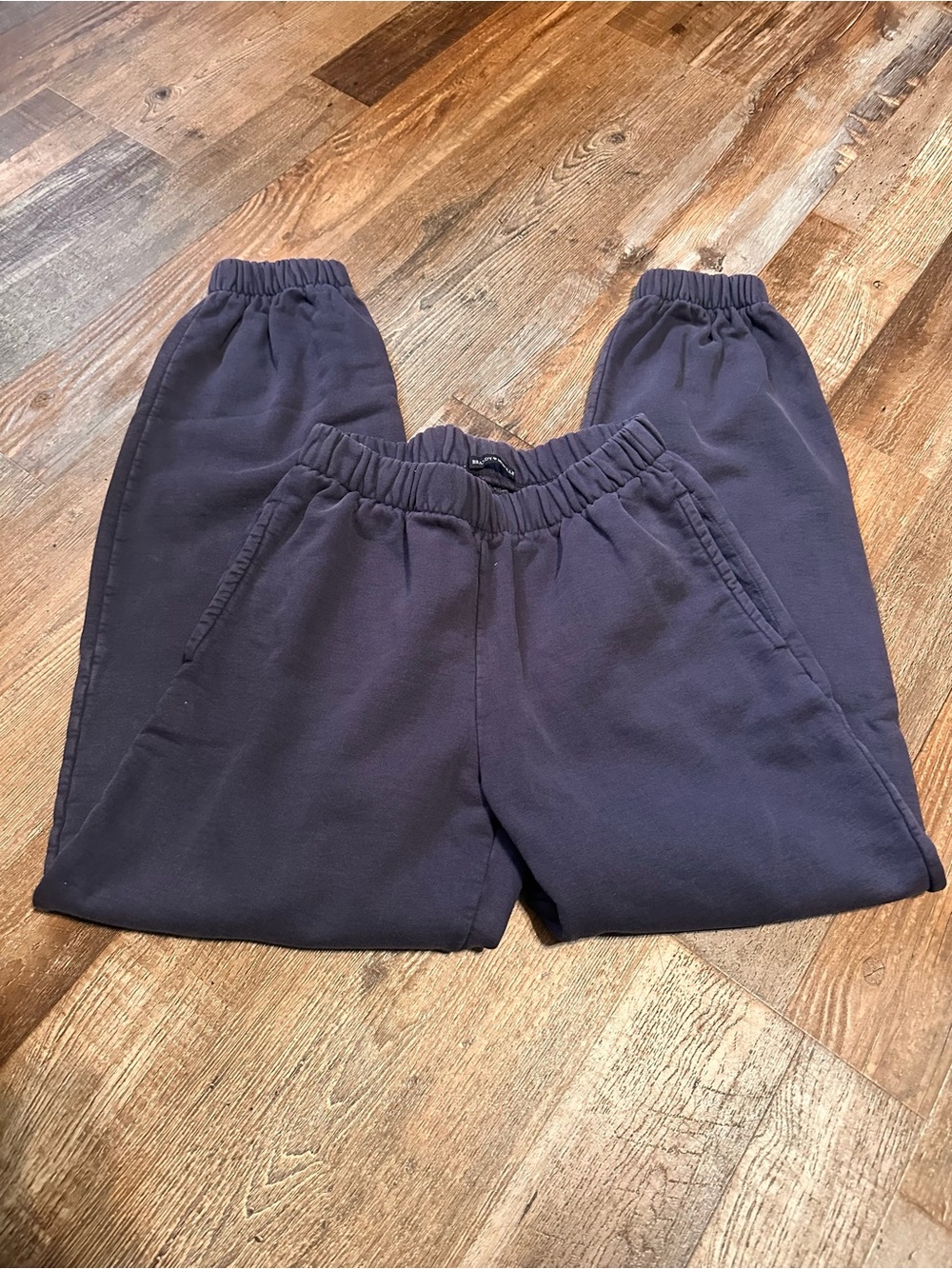 Brandy Melville Navy Elastic Waist Sweatpants